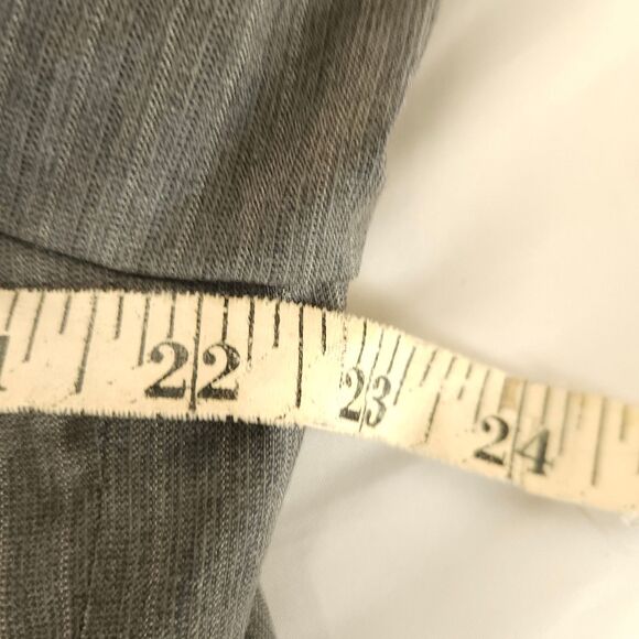 Tom James Mens 42L Gray Pinstripe 3-Button Ventless Sports Coat Blazer - Picture 6 of 8